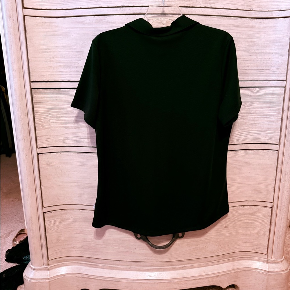 Classic Black Women's Short-Sleeve Top